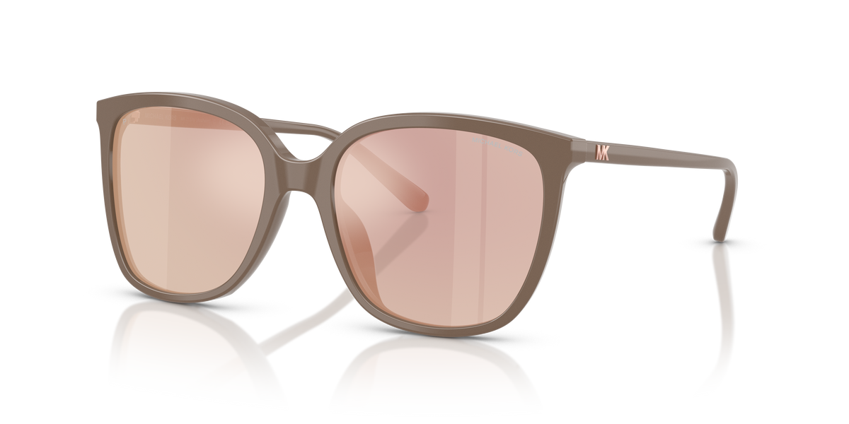 Gafas de Sol Michael Kors Anaheim MK2137U Ceniza claro y Rose Gold Polarized