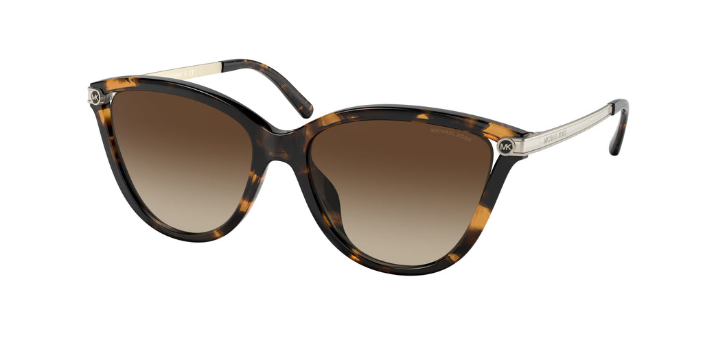 Gafas de Sol Michael Kors Tulum MK2139U Carey Oscuro y Marrón Degradé