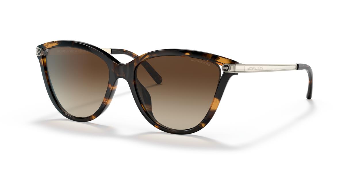 Gafas de Sol Michael Kors Tulum MK2139U Carey Oscuro y Marrón Degradé