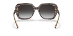Gafas de Sol Michael Kors Manhasset MK2140 Estampado del Logo Mk en Blanco y Negro y Gris Oscuro Degradé