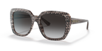 Gafas de Sol Michael Kors Manhasset MK2140 Estampado del Logo Mk en Blanco y Negro y Gris Oscuro Degradé