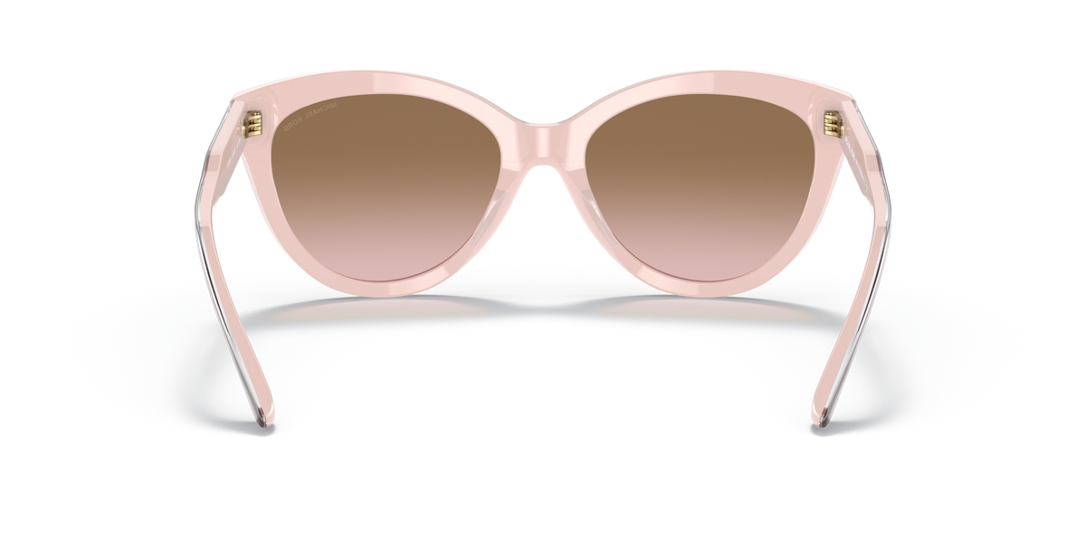 Gafas de Sol Michael Kors Makena MK2158 Insignia Mk Pvc en Rosa Ballet y Marrón y Rosa Degradé