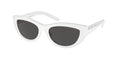 Gafas de Sol Michael Kors Rio MK2160 Blanco Óptico y Gris Oscuro Sólido