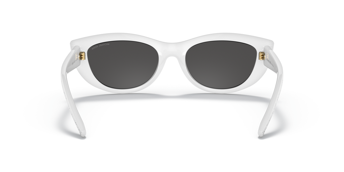 Gafas de Sol Michael Kors Rio MK2160 Blanco Óptico y Gris Oscuro Sólido
