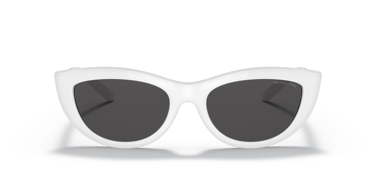 Gafas de Sol Michael Kors Rio MK2160 Blanco Óptico y Gris Oscuro Sólido
