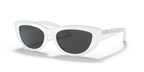 Gafas de Sol Michael Kors Rio MK2160 Blanco Óptico y Gris Oscuro Sólido