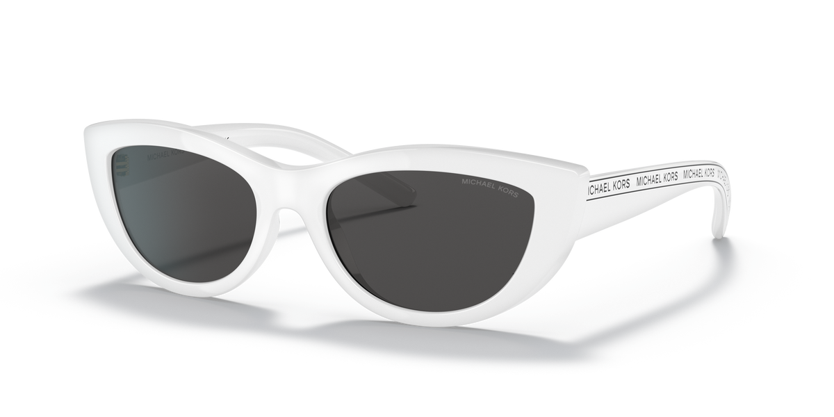 Gafas de Sol Michael Kors Rio MK2160 Blanco Óptico y Gris Oscuro Sólido