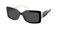 Gafas de Sol Michael Kors Corfu MK2165 Negro/Blanco y Gris Oscuro Sólido