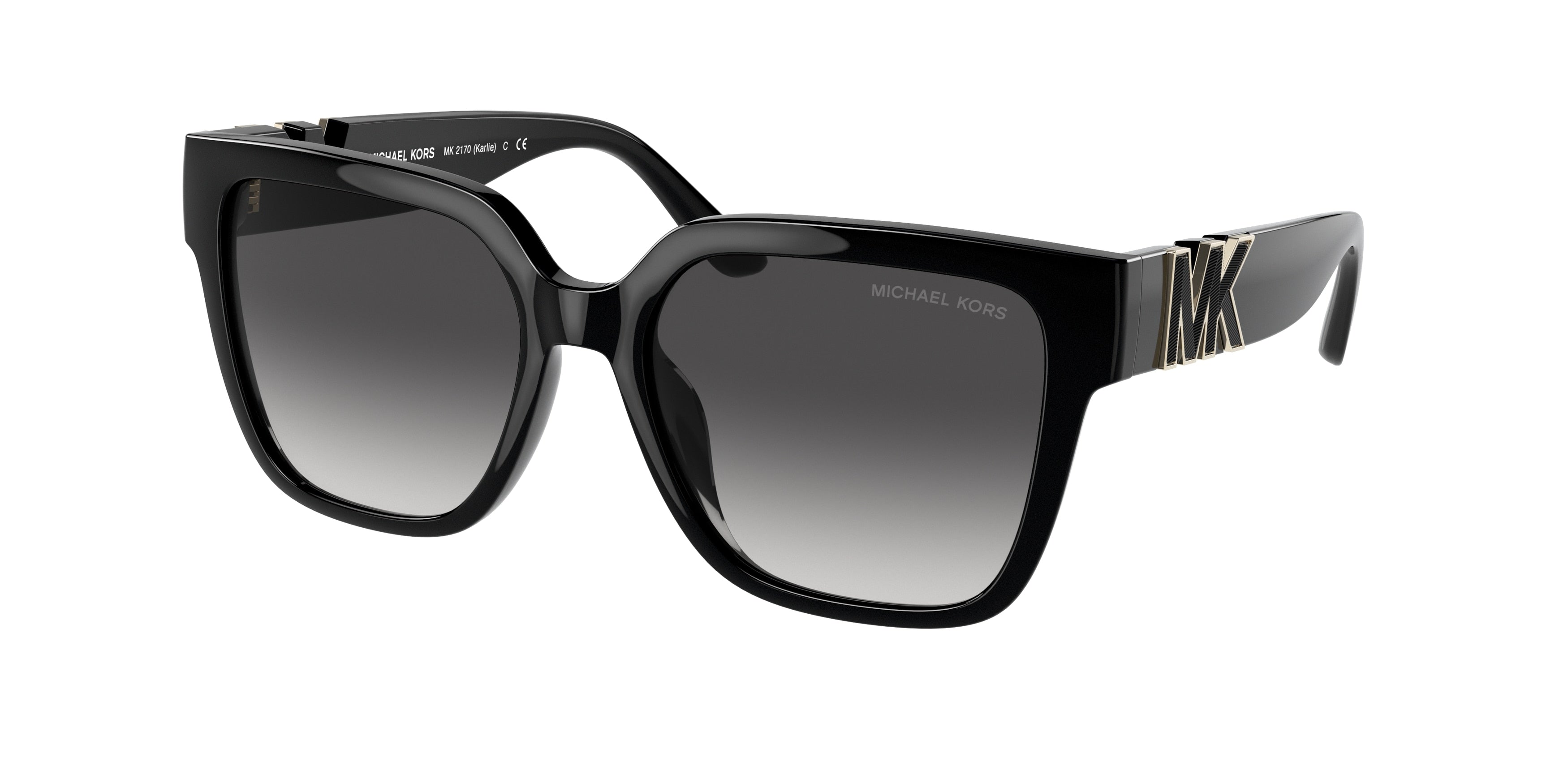 Gafas de Sol Michael Kors Karlie MK2170U Negro y Gris Oscuro Degradé