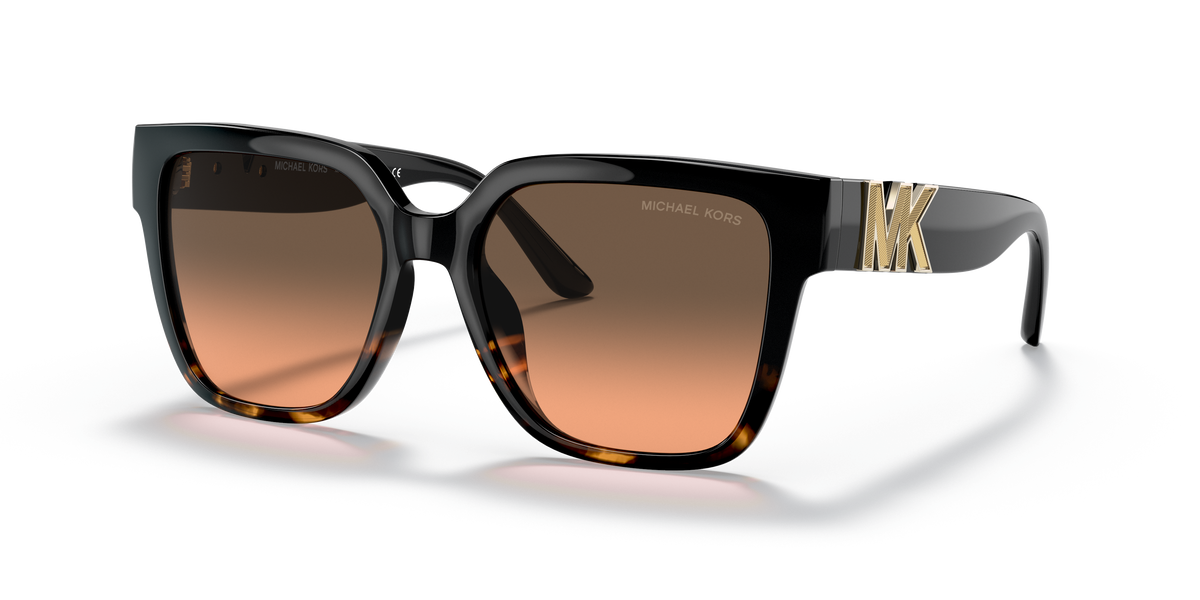 Gafas de Sol Michael Kors Karlie MK2170U Negro/Carey Oscuro y Naranja y Gris Degradé