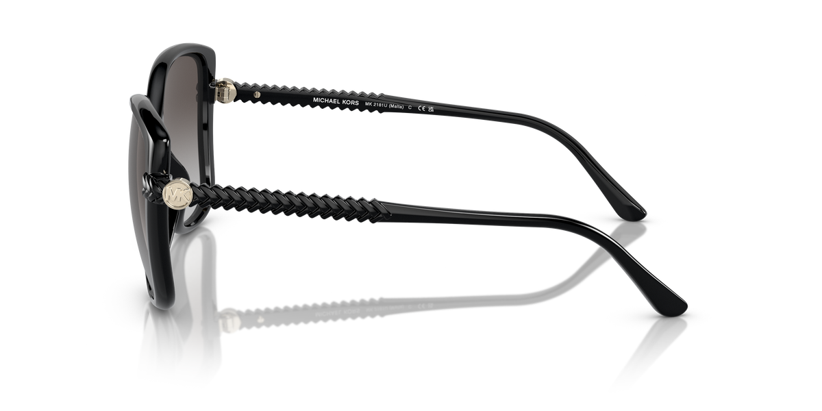 Gafas de Sol Michael Kors Malta MK2181U Negro y Gris Oscuro Degradé