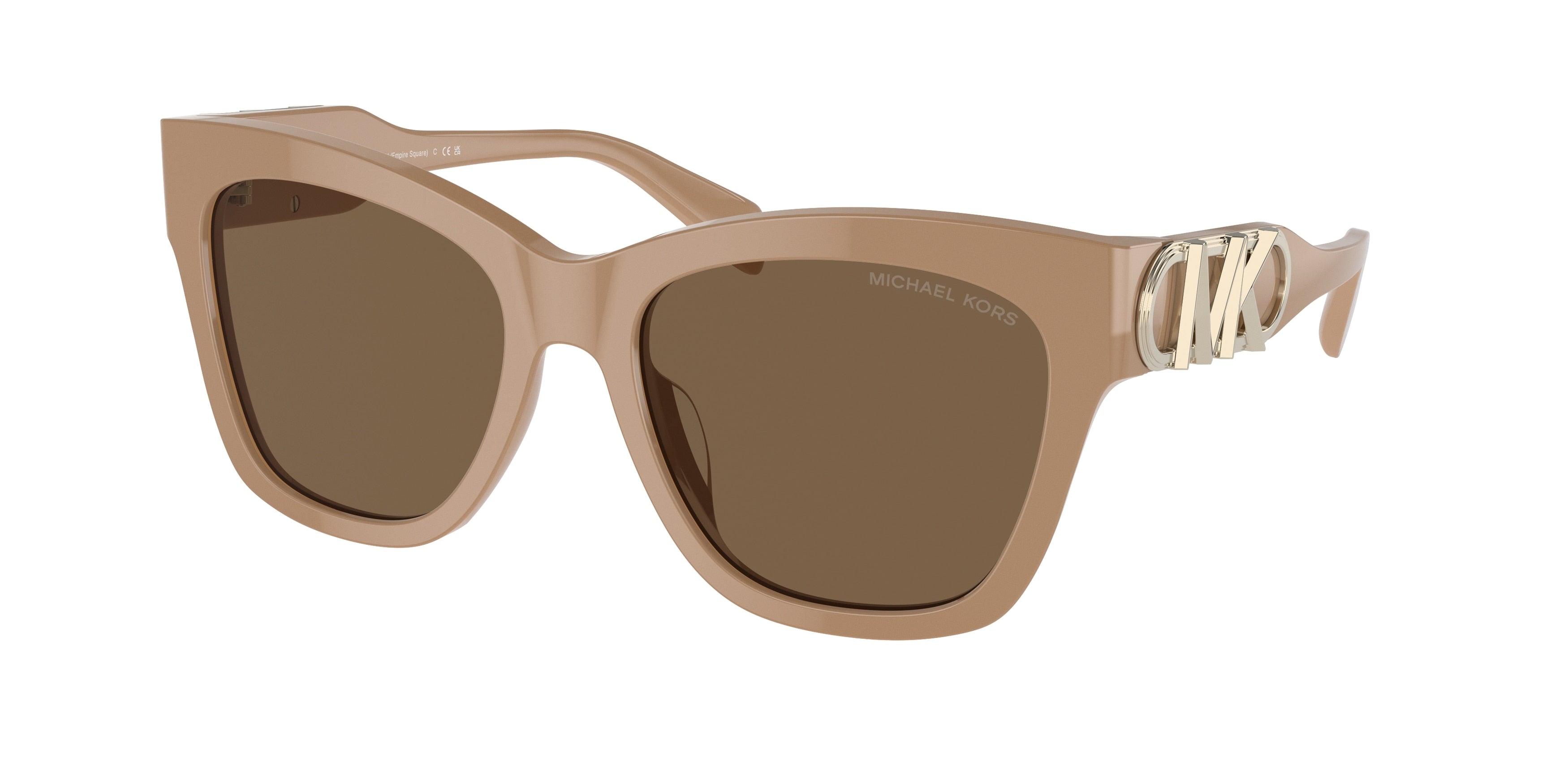 Gafas de Sol Michael Kors Empire Square MK2182U Camello sólido y Marrón Sólido