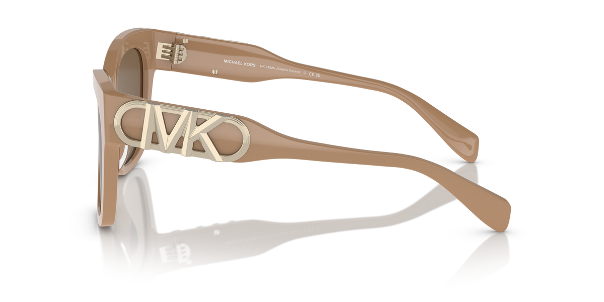 Gafas de Sol Michael Kors Empire Square MK2182U Camello sólido y Marrón Sólido