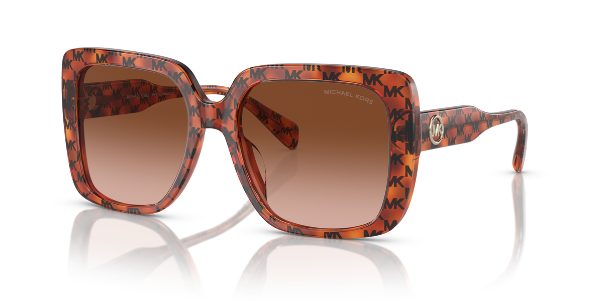 Gafas de Sol Michael Kors Mallorca MK2183U Amber Mk Heritage y Marrón Degradé