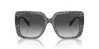 Gafas de Sol Michael Kors Mallorca MK2183U Logotipo Mk negro purpurina y Gris Oscuro Degradé