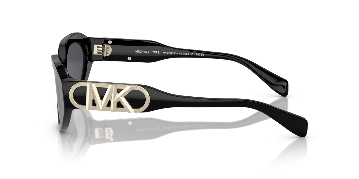 Gafas de Sol Michael Kors Empire Oval MK2192 Negro y Gris Sólido