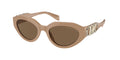 Gafas de Sol Michael Kors Empire Oval MK2192 Camello y Marrón Sólido