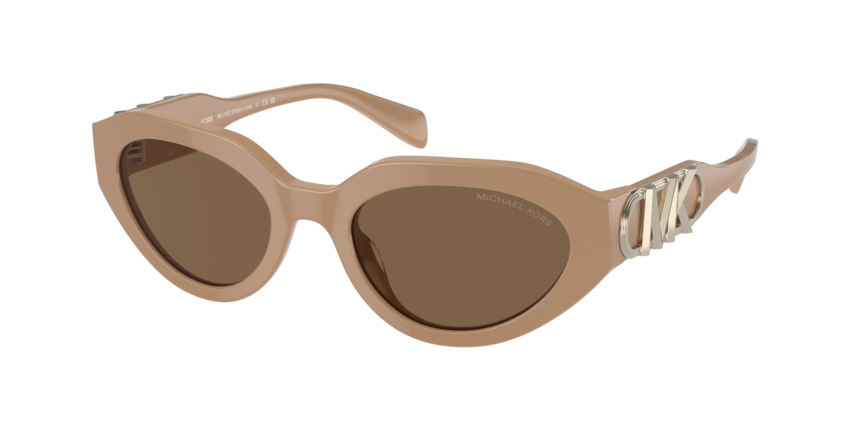 Gafas de Sol Michael Kors Empire Oval MK2192 Camello y Marrón Sólido