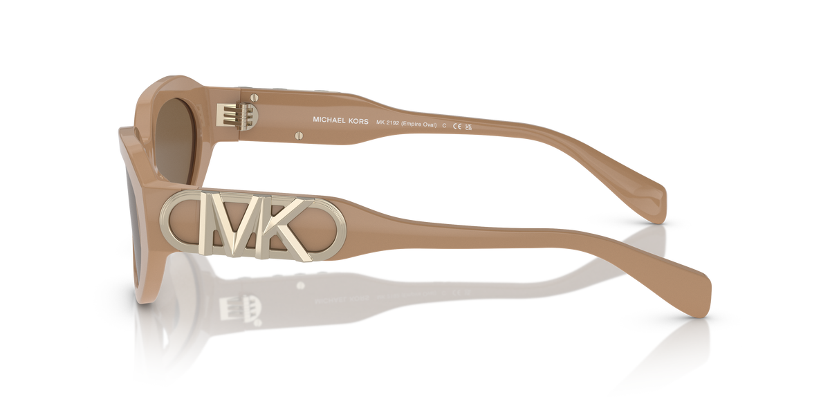 Gafas de Sol Michael Kors Empire Oval MK2192 Camello y Marrón Sólido