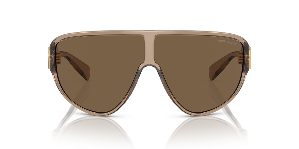 Gafas de Sol Michael Kors Empire Shield MK2194 Marrón Traslúcido y Marrón Oscuro
