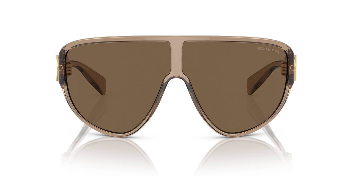 Gafas de Sol Michael Kors Empire Shield MK2194 Marrón Traslúcido y Marrón Oscuro