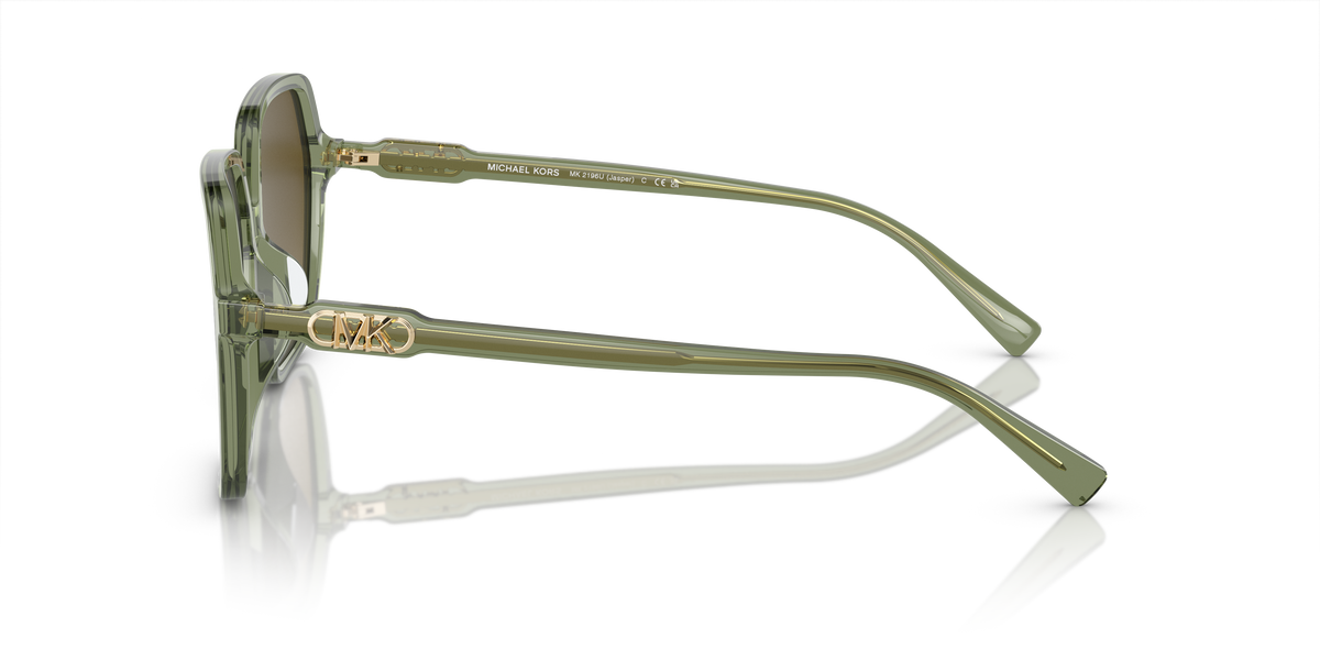 Gafas de Sol Michael Kors Jasper MK2196U Verde Traslúcido y Verde Degradé