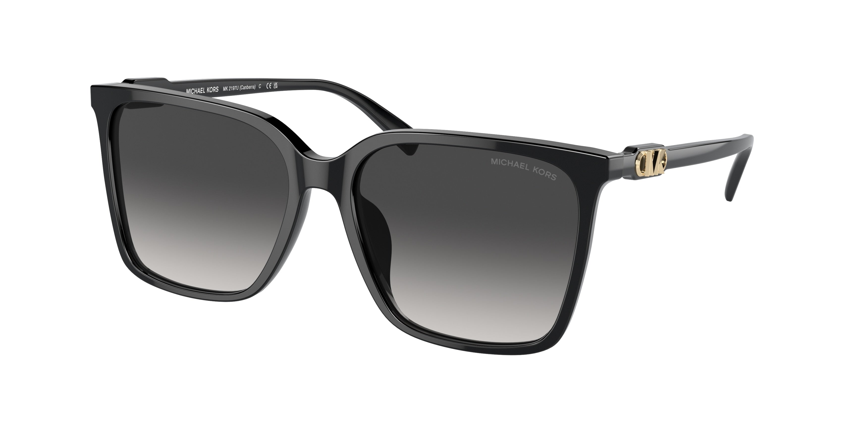 Gafas de Sol Michael Kors Canberra MK2197U Negro y Gris Oscuro Degradé