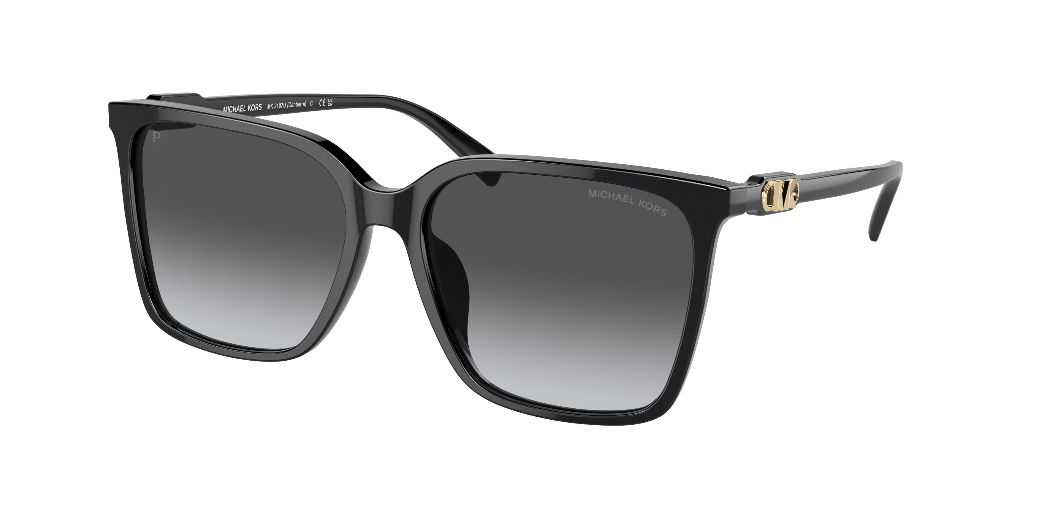 Gafas de Sol Michael Kors Canberra MK2197U Negro y Gris Degradé Polarizado