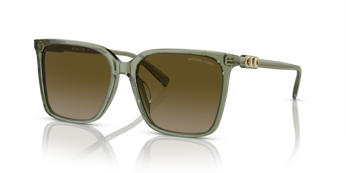 Gafas de Sol Michael Kors Canberra MK2197U Verde Traslúcido y Verde Degradé