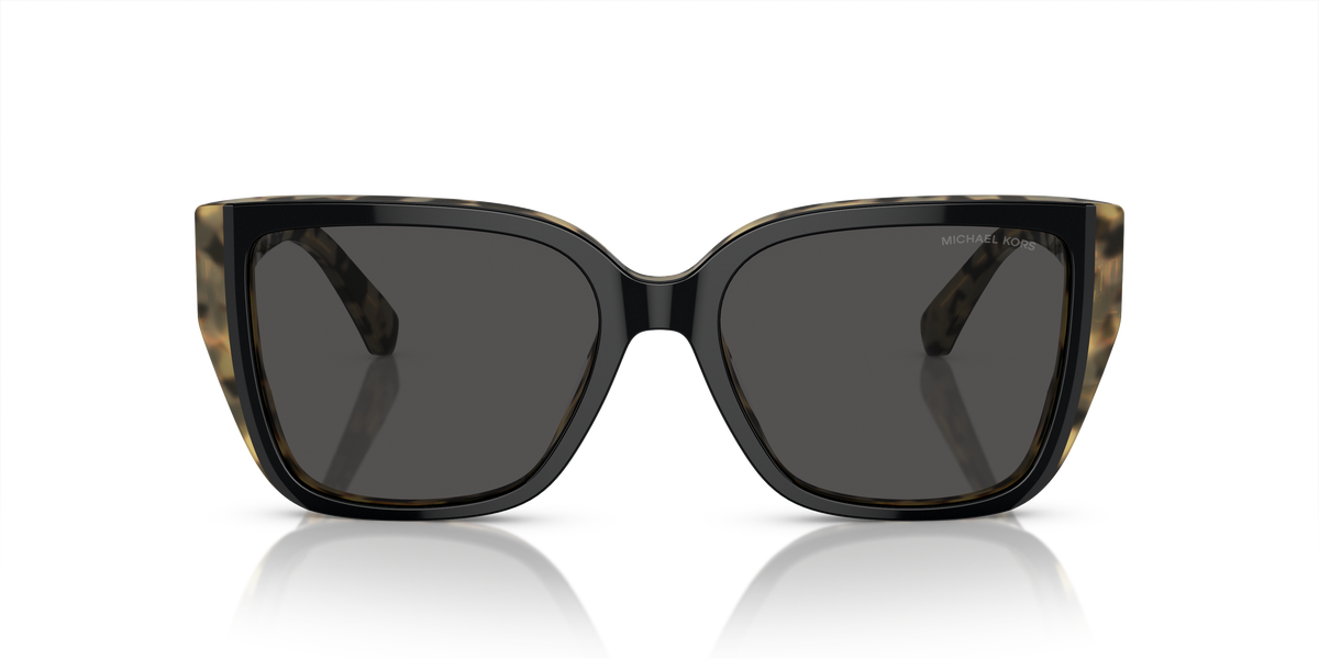 Gafas de Sol Michael Kors Acadia MK2199 Bicapa Negro/Ambar Tortuga y Gris Oscuro Sólido