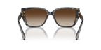 Gafas de Sol Michael Kors Acadia MK2199 Tortuga azul brillante y Marrón Degradé