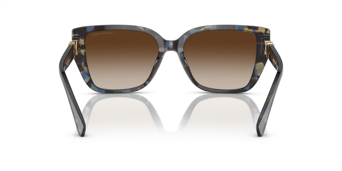 Gafas de Sol Michael Kors Acadia MK2199 Tortuga azul brillante y Marrón Degradé