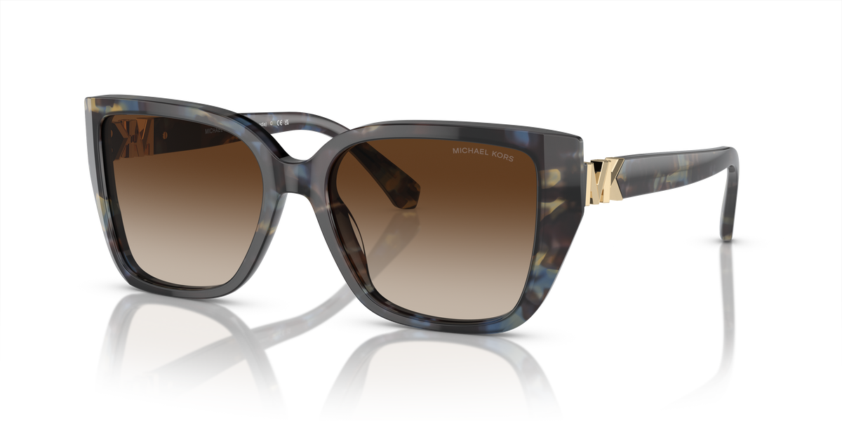 Gafas de Sol Michael Kors Acadia MK2199 Tortuga azul brillante y Marrón Degradé