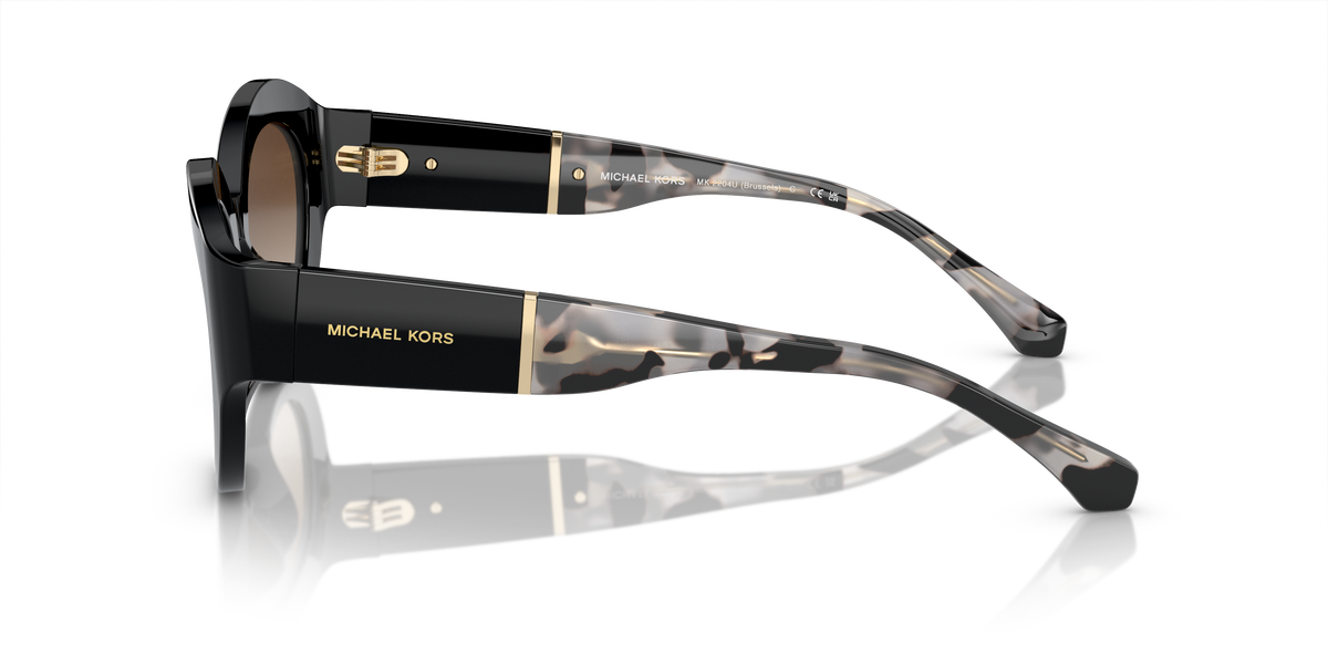 Gafas de Sol Michael Kors Brussels MK2204U Negro y Marrón Degradé