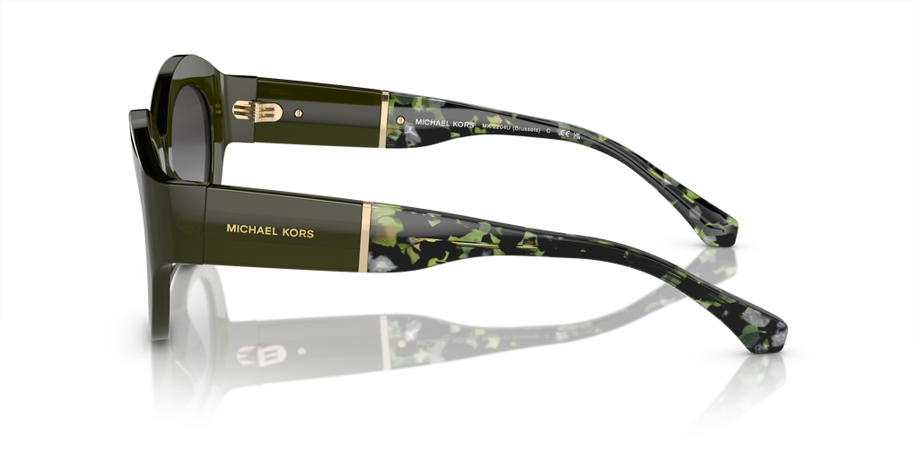 Gafas de Sol Michael Kors Brussels MK2204U Verde Ópalo y Gris Claro Degradé