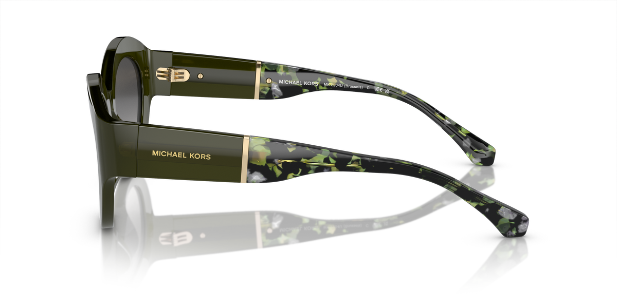 Gafas de Sol Michael Kors Brussels MK2204U Verde Ópalo y Gris Claro Degradé