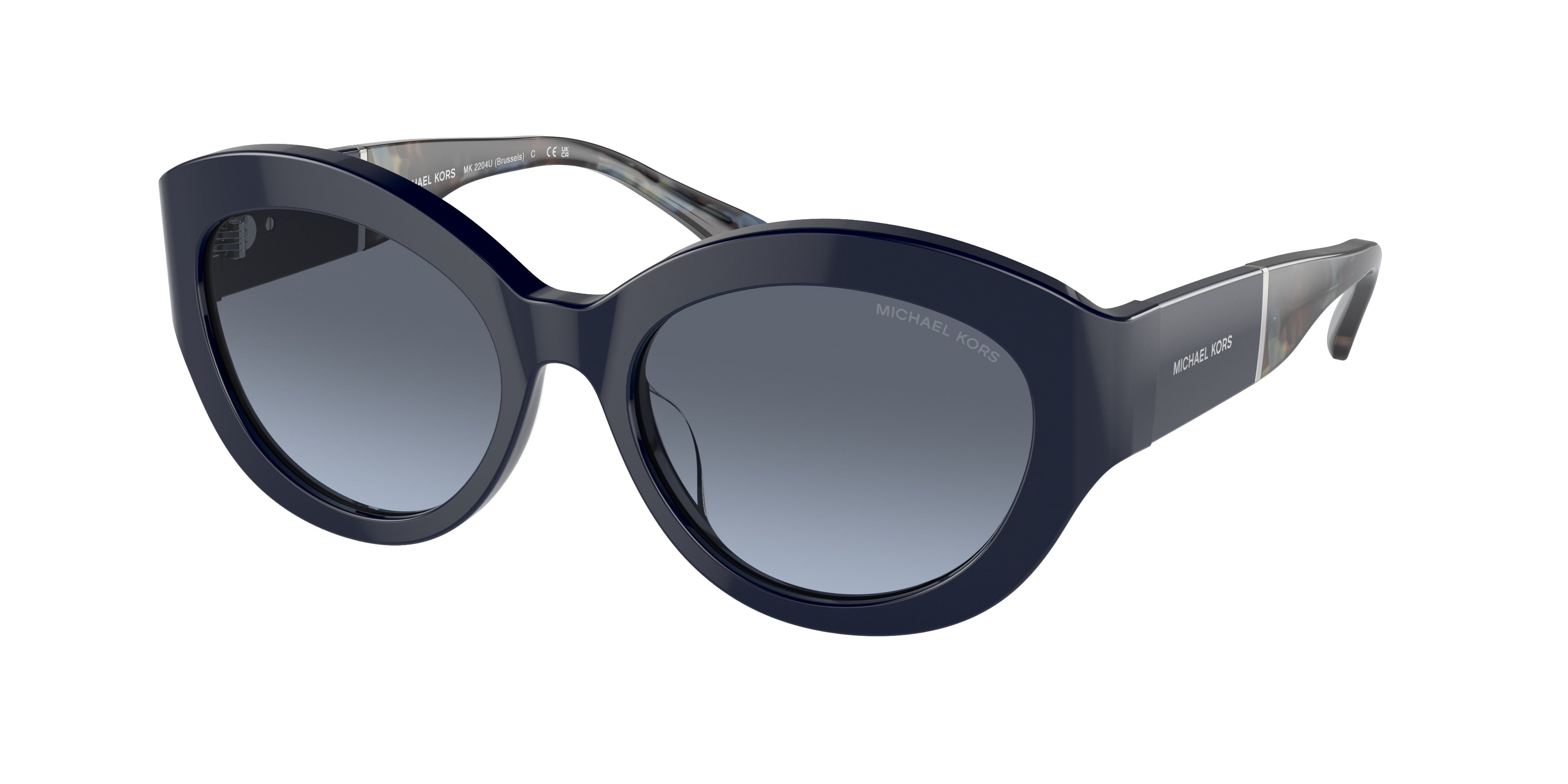 Gafas de Sol Michael Kors Brussels MK2204U Azul y Gris y Azul Degradé