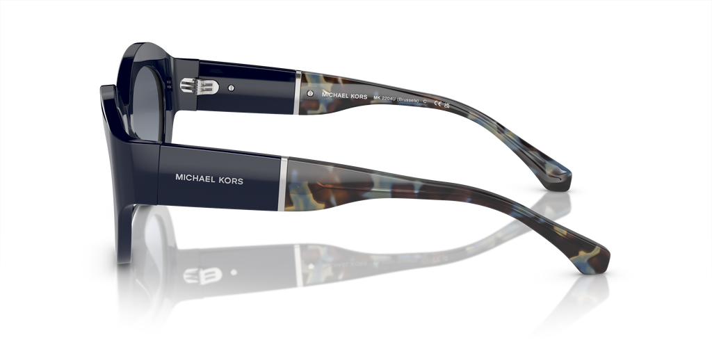 Gafas de Sol Michael Kors Brussels MK2204U Azul y Gris y Azul Degradé