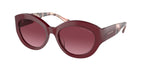 Gafas de Sol Michael Kors Brussels MK2204U Rojo Oscuro Traslúcido y Borgoña Degradé