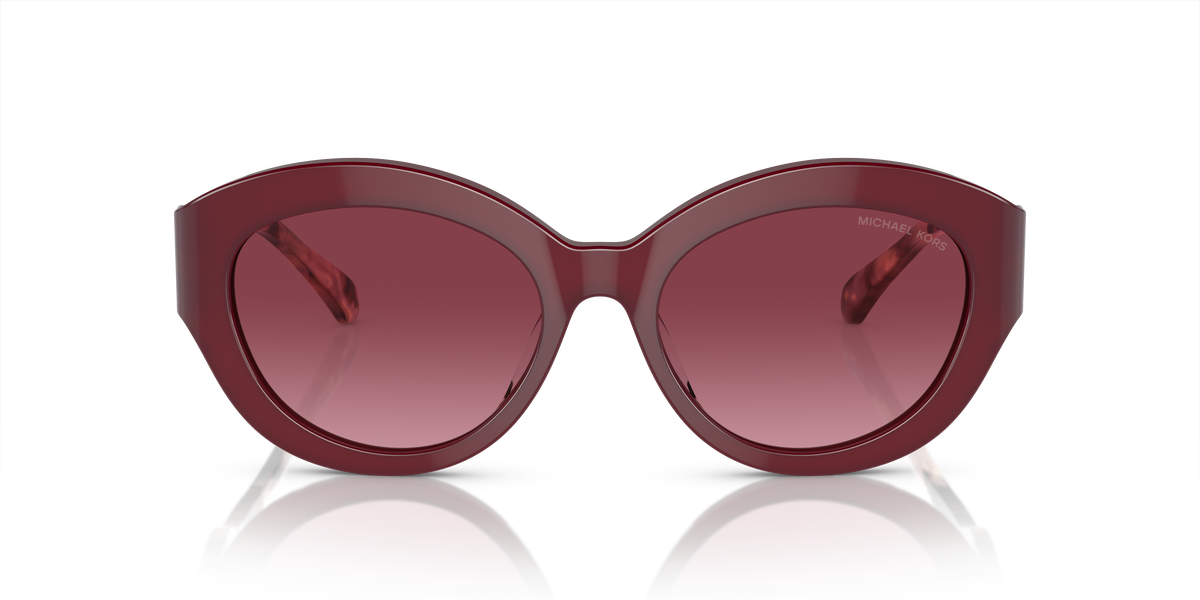 Gafas de Sol Michael Kors Brussels MK2204U Rojo Oscuro Traslúcido y Borgoña Degradé