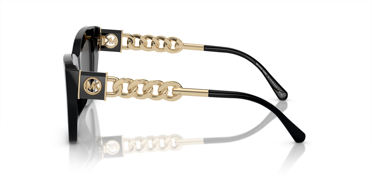 Gafas de Sol Michael Kors Montecito MK2205 Negro y Gris Oscuro Sólido