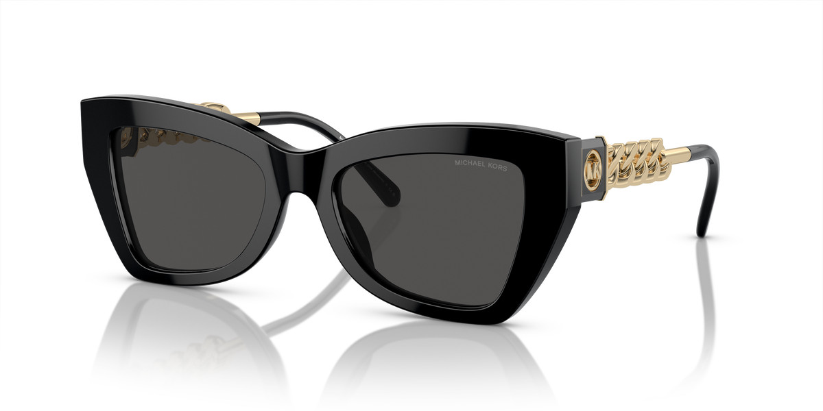 Gafas de Sol Michael Kors Montecito MK2205 Negro y Gris Oscuro Sólido