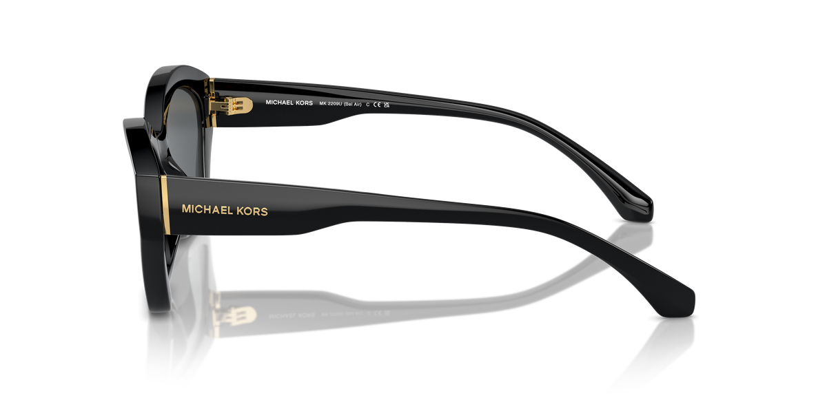 Gafas de Sol Michael Kors Bel Air MK2209U Negro y Gris Oscuro Sólido
