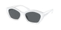 Gafas de Sol Michael Kors Bel Air MK2209U Blanco Óptico y Gris Oscuro Sólido