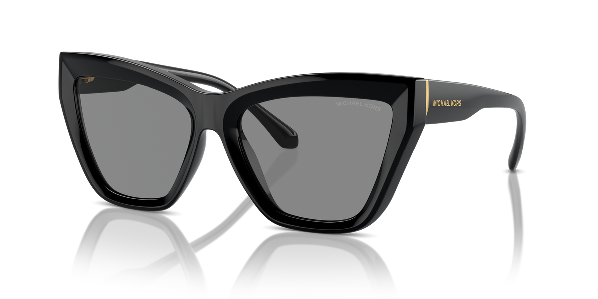 Gafas de Sol Michael Kors Dubai MK2211U Negro y Gris Oscuro Sólido