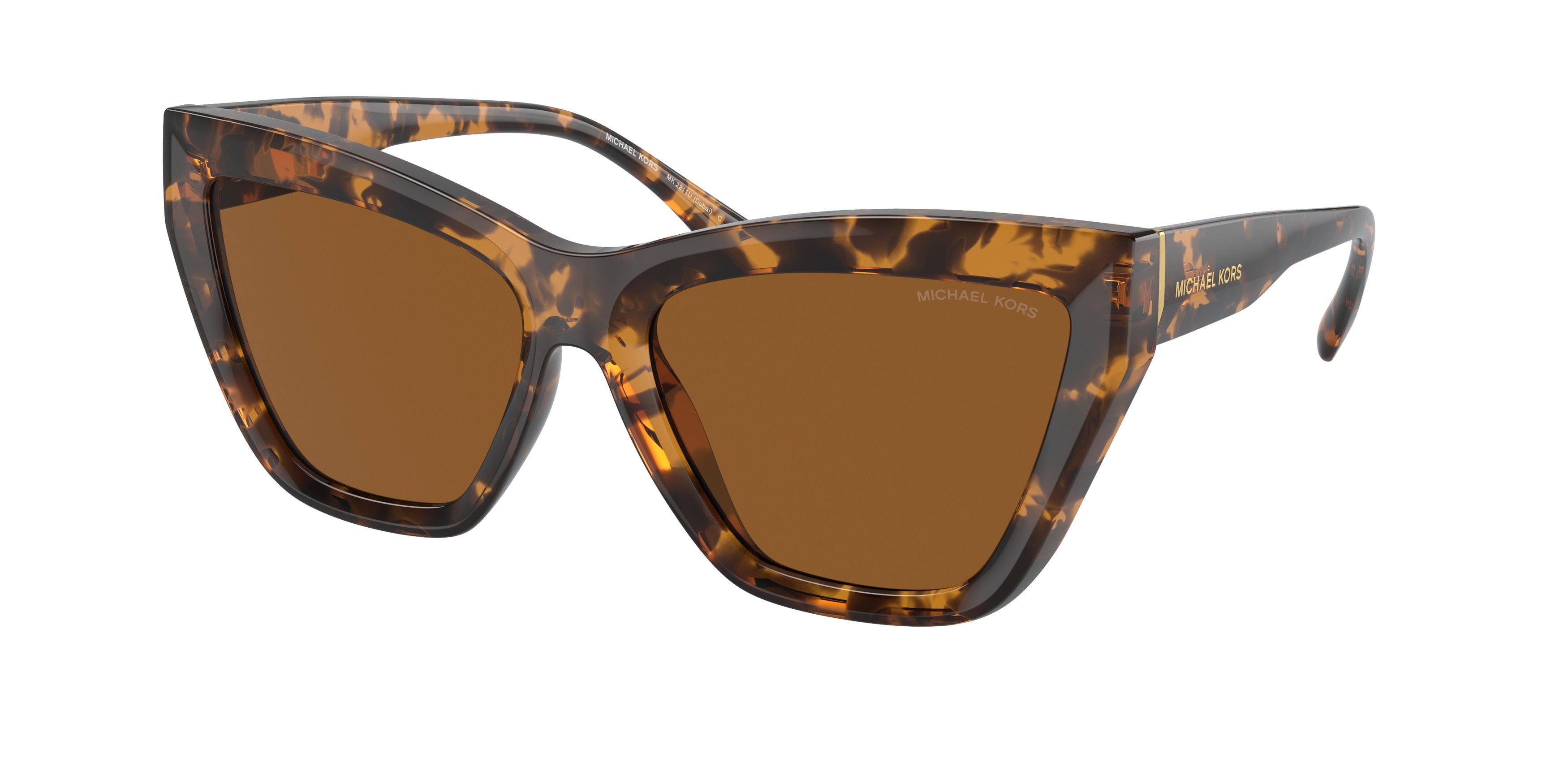 Gafas de Sol Michael Kors Dubai MK2211U Carey Oscuro y Ámbar Sólido