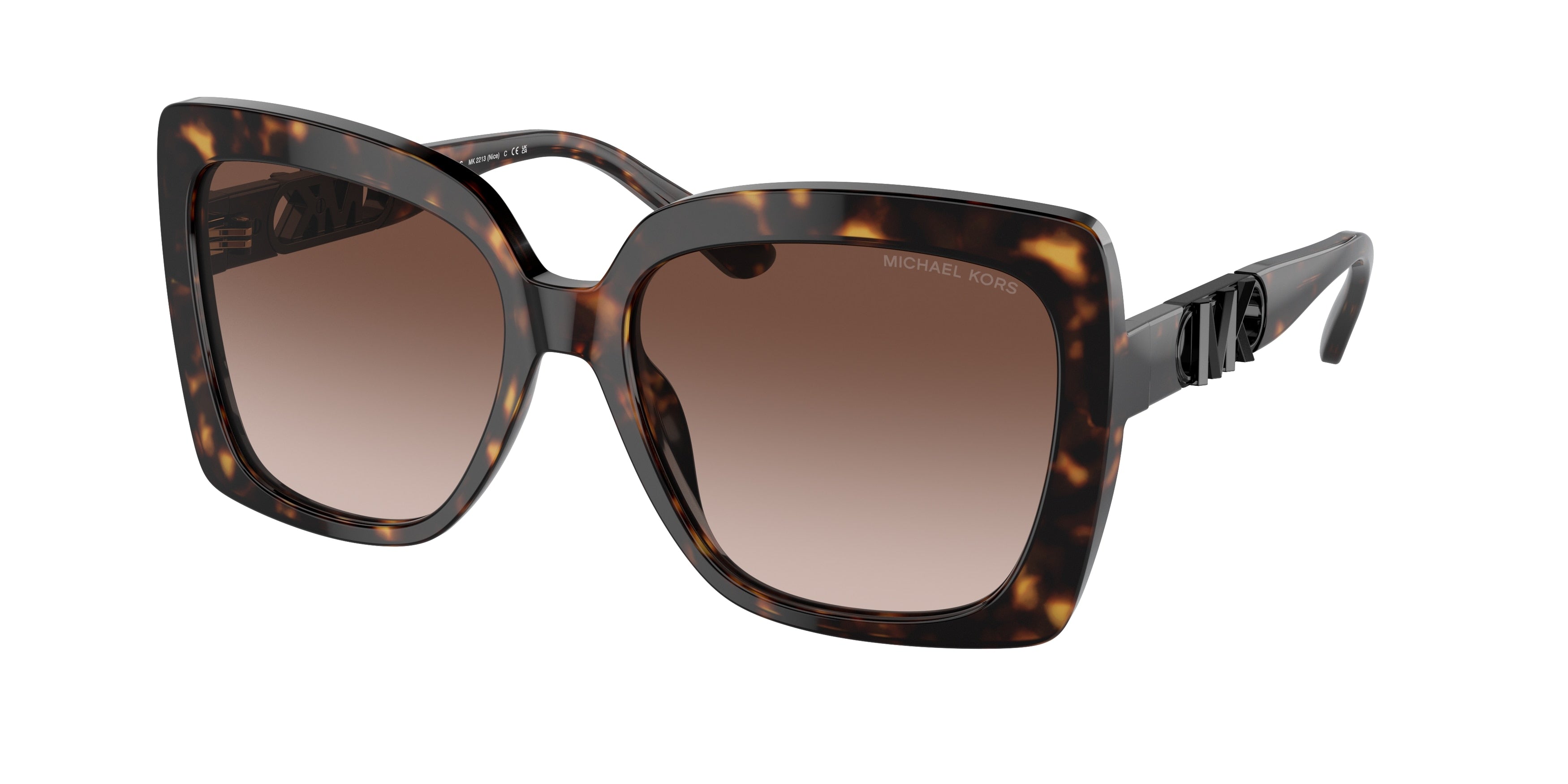 Gafas de Sol Michael Kors Nice MK2213 Carey Oscuro y Marrón Degradé