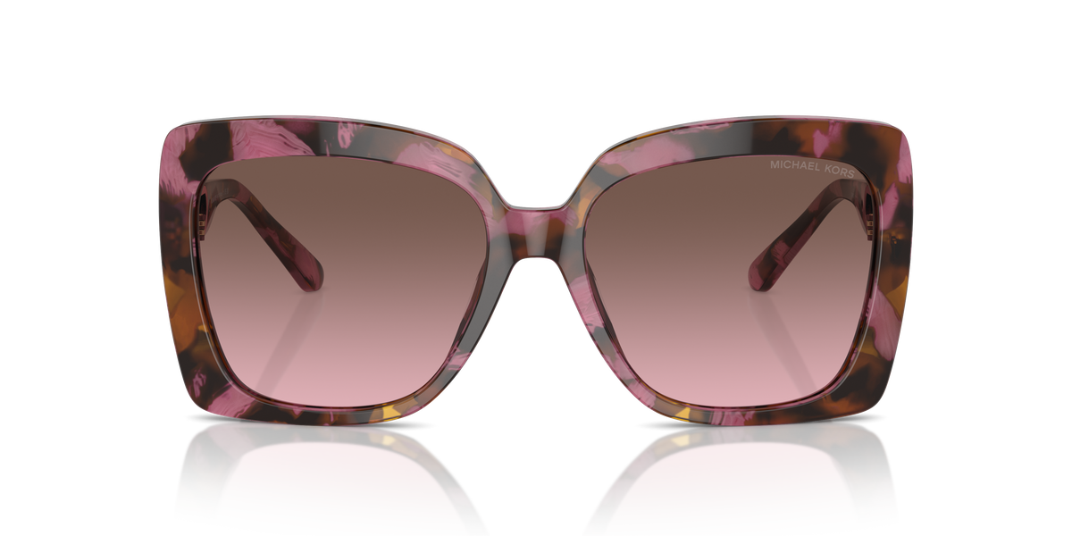 Gafas de Sol Michael Kors Nice MK2213 Carey estampado ciruela y Cordobán Degradé