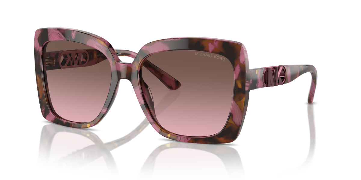 Gafas de Sol Michael Kors Nice MK2213 Carey estampado ciruela y Cordobán Degradé