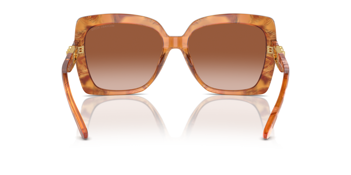 Gafas de Sol Michael Kors Nice MK2213 Carey estampado ámbar y Marrón Claro Degradé